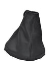 black stitch FITS MITSUBISHI EVO 9 IX 6 SPEED LEATHER GEAR GAITER CUSTOM NEW