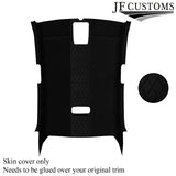 DSG2 BLACK DIAMOND STITCH LUXE SUEDE HEADLINER COVER FOR VW JETTA MK5 05-19 5DR