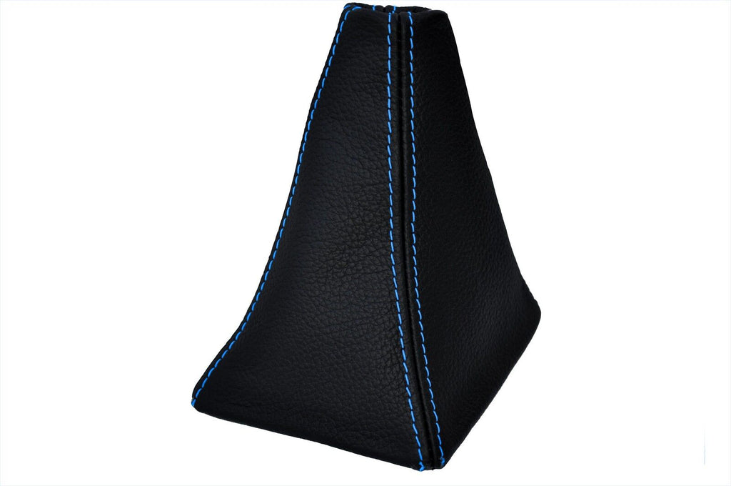 blue stitch FITS FIAT BARCHETTA 95-03 LEATHER GEAR GAITER CUSTOM NEW MADE IN UK