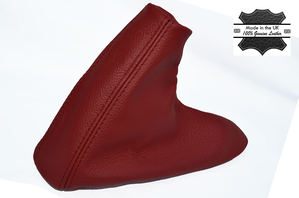 DARK RED LEATHER FITS BMW E36 E46 HANDBRAKE GAITER  1991-2005 E BRAKE BOOT