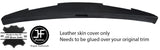 BLACK STITCH TOP DASH REAL LEATHER COVER FOR MINI CLASSIC ROVER COOPER STYLE 2