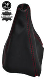 RED STITCHING FITS HYUNDAI I10  2007-2014 REAL LEATHER GEAR STICK GAITER