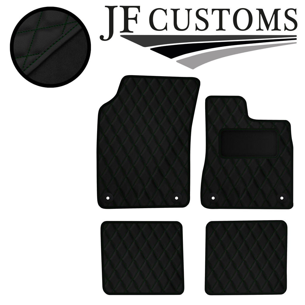 D GREEN DIAMOND VINYL 4XTAILORED FLOOR CARPET FOR CHRYSLER YPSILON MK3 11-21 JF1