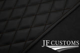 BROWN DIAMOND VINYL 4XTAILORED FLOOR CARPETS FOR MERCEDES C CLASS W202 93-00 JF1