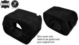 BLACK STITCH STEERING SHROUD COLUMN SUEDE COVER FOR MAZDA MX5 MK1 MIATA 90-97