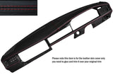 RED STITCHING DASH DASHBOARD LEATHER SKIN COVER FITS MERCEDES W201 190 190E