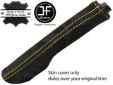 YELLOW STITCH REAL STITCH REAL SUEDE HANDBRAKE GAITER FITS VW GOLF MK5 V 03-09