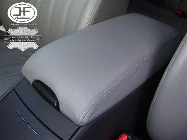 FITS CHRYSLER 300C/CRD REAL LEATHER ARM REST LID COVER GREY 2005-2007 CUSTOM NEW