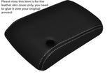 WHITE STITCHING ARMREST LID LEATHER SKIN COVER FITS JEEP WRANGLER TJ 1997-2002