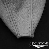 FITS TOYOTA MR2 MK1 AW11 REAL WHITE LEATHER GEAR GAITER NEW CUSTOM NEW