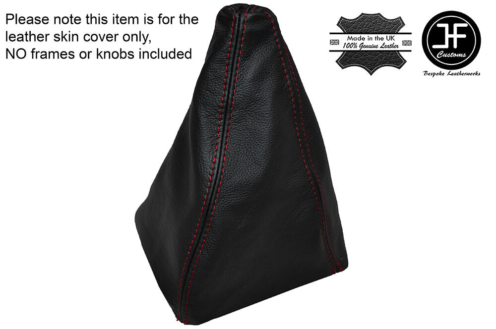RED STITCH MANUAL LEATHER SKIN SHIFT BOOT FITS TAURUS SHO 1989-1992 CUSTOM NEW