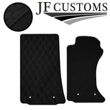 D GREY DIAMOND VINYL 2X TAILORED FLOOR CARPETS FOR MAZDA MX5 MK3 06-14 JF1
