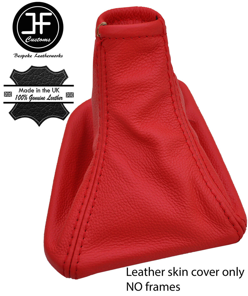 RED TOP GRAIN REAL LEATHER GEAR GAITER FITS MERCEDES SPRINTER 2001-2005