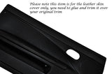 BLACK 2X DOOR CARD TRIM LEATHER SKIN COVERS FITS FIAT COUPE 1993-2000 CUSTOM NEW