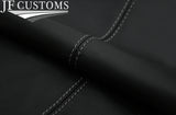 GREY STITCH ITALIAN LEATHER TOP DASHBOARD COVER FOR JAGUAR XF X250 MK1 08-11