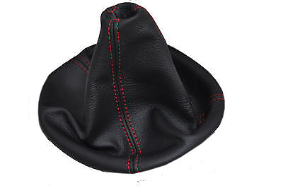 RED STITCHING  FITS HONDA CIVIC FK2 S TYPE S MK8 2006- 2012 GEAR GAITER LEATHER