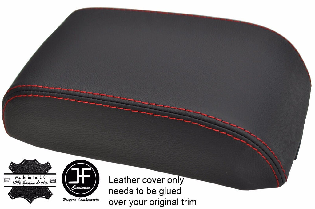 RED STITCHING ARMREST LID LEATHER COVER FITS DODGE JOURNEY 2009-2011 CUSTOM NEW
