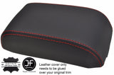RED STITCHING ARMREST LID LEATHER COVER FITS DODGE JOURNEY 2009-2011 CUSTOM NEW