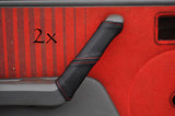 red sttiching FITS VAUXHALL OPEL NOVA  2X DOOR HANDLE COVERS  1982-1993