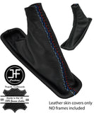 BLACK STITCH MPOWER LEATHER HANDBRAKE GAITER FITS BMW 8 SERIES E31 90-99