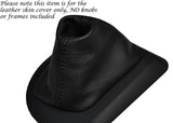 BLACK STITCH LEATHER AUTO AUTOMATIC GEAR GAITER FITS BMW 5 SERIES E60 E61 03-07