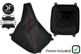 RED STITCH LEATHER MANUAL GEAR+PLASTIC FRAME FITS HONDA CRV CR-V 2002-2006
