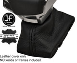 BLACK STITCH FITS AUDI A4 8W B9 2015-2016 AUTOMATIC GEAR GAITER LEATHER BOOT