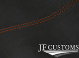 BROWN STITCH ROOF LINING HEADLINING DARK GREY LUXE COVER FOR JAGUAR X-TYPE