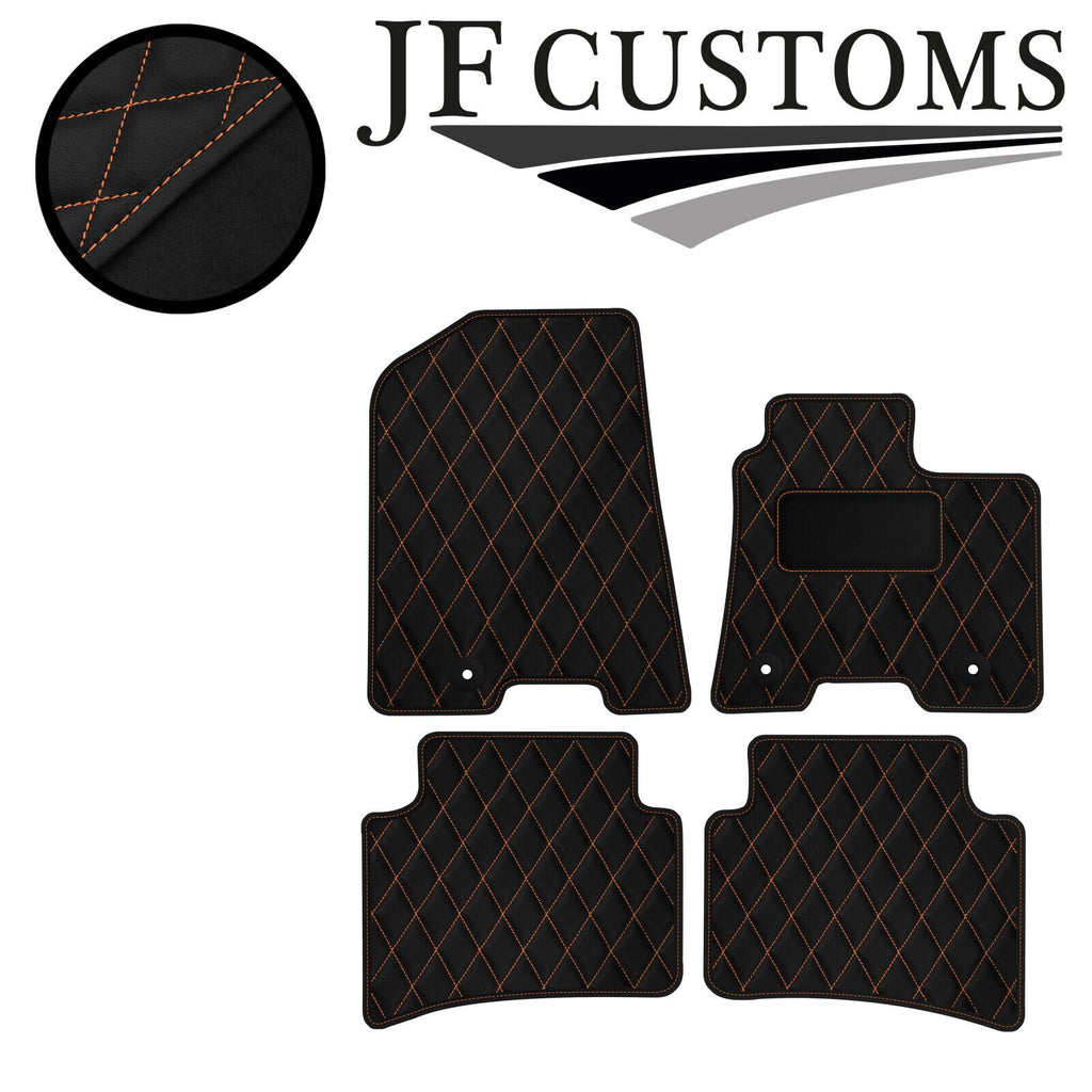 BEIGE DIAMOND STITCH VINYL 4 XTAILORED FLOOR CARPET FOR HYUNDAI NEXO 18-21 JF1