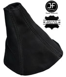 BLACK STITCHING LEATHER GEAR GAITER FITS VAUXHALL OPEL ASTRA H MK5 2004-2014