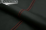 RED STITCH ITALIAN LEATHER GEAR GAITER COVER FITS CITROEN C3 AIRCROSS 17-19