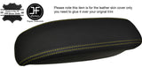 YELLOW STITCHING ARMREST LID LEATHER COVER FITS CITROEN C3 DS3 2010-2015