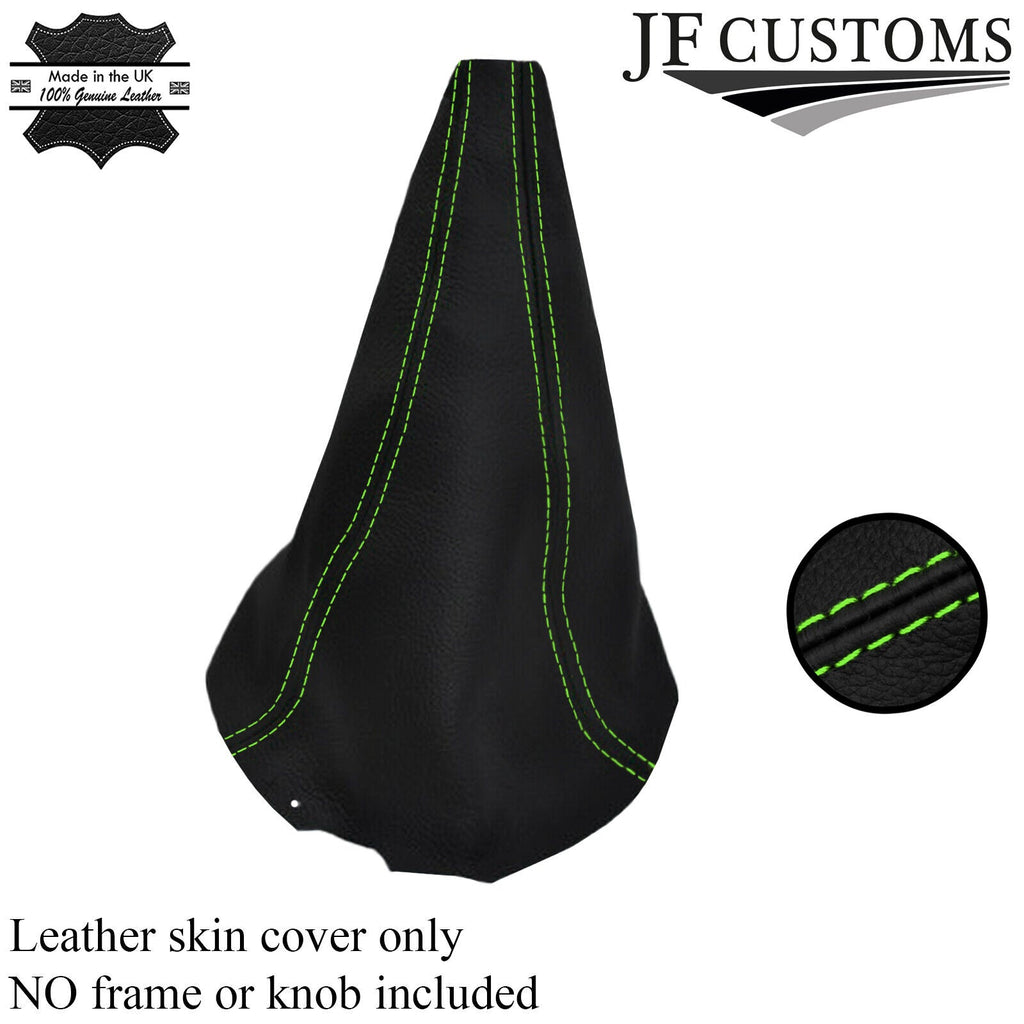 FITS FORD MUSTANG 1994-2004 SHIFT BOOT green stitch CUSTOM NEW MADE IN UK