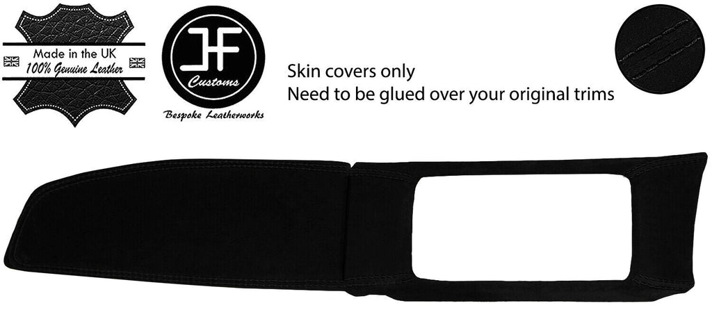 BLACK STITCH DASH TRIM SUEDE COVERS FOR TOYOTA GT86 SUBARU BRZ 2012-2018