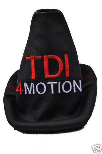 LEATHER GEAR GAITER SHIFT BOOT FITS GOLF 4 TDI 4MOTION 98-03 MADE IN UK
