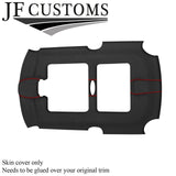 RED STITCH D GREY SUEDE SUN ROOF HEADLINER COVER FOR BMW MINI R50 R53 01-06