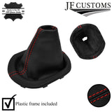 FITS KIA SPORTAGE 10-15 RED & BLACK LEATHER GEAR + SURROUND COVER + FRAMES