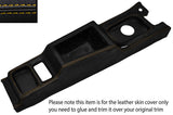 YELLOW STITCH CENTER CONSOLE LEATHER SKIN COVER FITS RELIANT SCIMITAR CUSTOM NEW