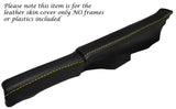 YELLOW STITCH HANDBRAKE HANDLE COVER & BASE COVER FITS AUDI 80 S2 CABRIO 91-99