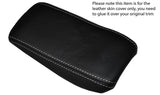 WHITE STITCH ARMREST LEATHER SKIN COVER FITS ALFA ROMEO GTV SPIDER 916 PHASE 2