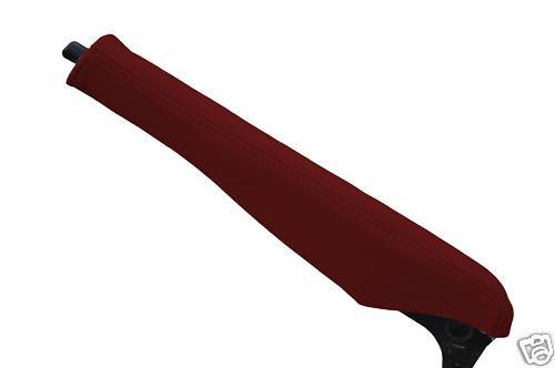 FITS PORSCHE 993 HANDBRAKE E BRAKE COVER D RED LEATHER CUSTOM NEW MADE IN UK