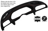 ORANGE STITCH SPEEDO DASH BEZEL TRIM LEATHER SKIN COVER FITS CAMARO Z28 93-97