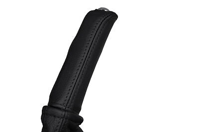 black stitch FITS SUBARU IMPREZA WRX STI 2008+ LEATHER HANDBRAKE HANDLE COVER