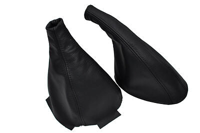 FITS 92-01 HONDA PRELUDE GEAR HANDBRAKE GAITER black stitch CUSTOM NEW