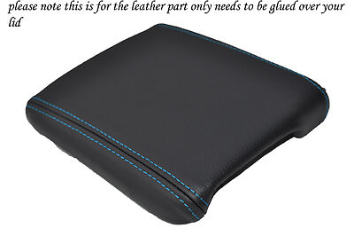 BLUE STITCHING FITS VOLVO C30 2006-2012 LEATHER ARMREST COVER ONLY CUSTOM NEW