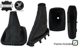 GREY STITCH LEATHER GEAR + HANDBRAKE GAITER+FRAMES FOR VOLVO C30 S40 V50 04-12