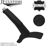 BLACK STITCH LEATHER HANDBRAKE HANDLE COVER FITS HYUNDAI COUPE GENESIS 10-16
