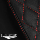 RED DIAMOND STITCH LEATHER COVER FITS RANGE ROVER L494 2013-2021 CUSTOM NEW