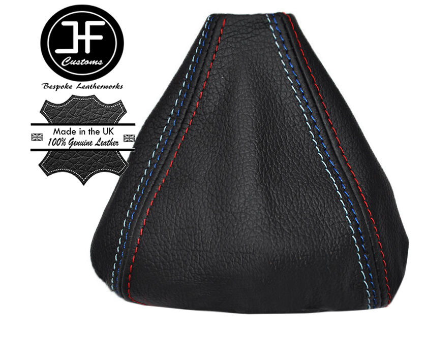 FITS BMW E90 E91 E92 E93 2005-2013 LEATHER GEAR GAITER TRI STITCH MANUAL