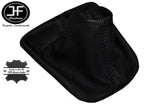 BLACK STITCHING MANUAL LEATHER GEAR GAITOR GAITER FITS VW GOLF MK6 2008-2012